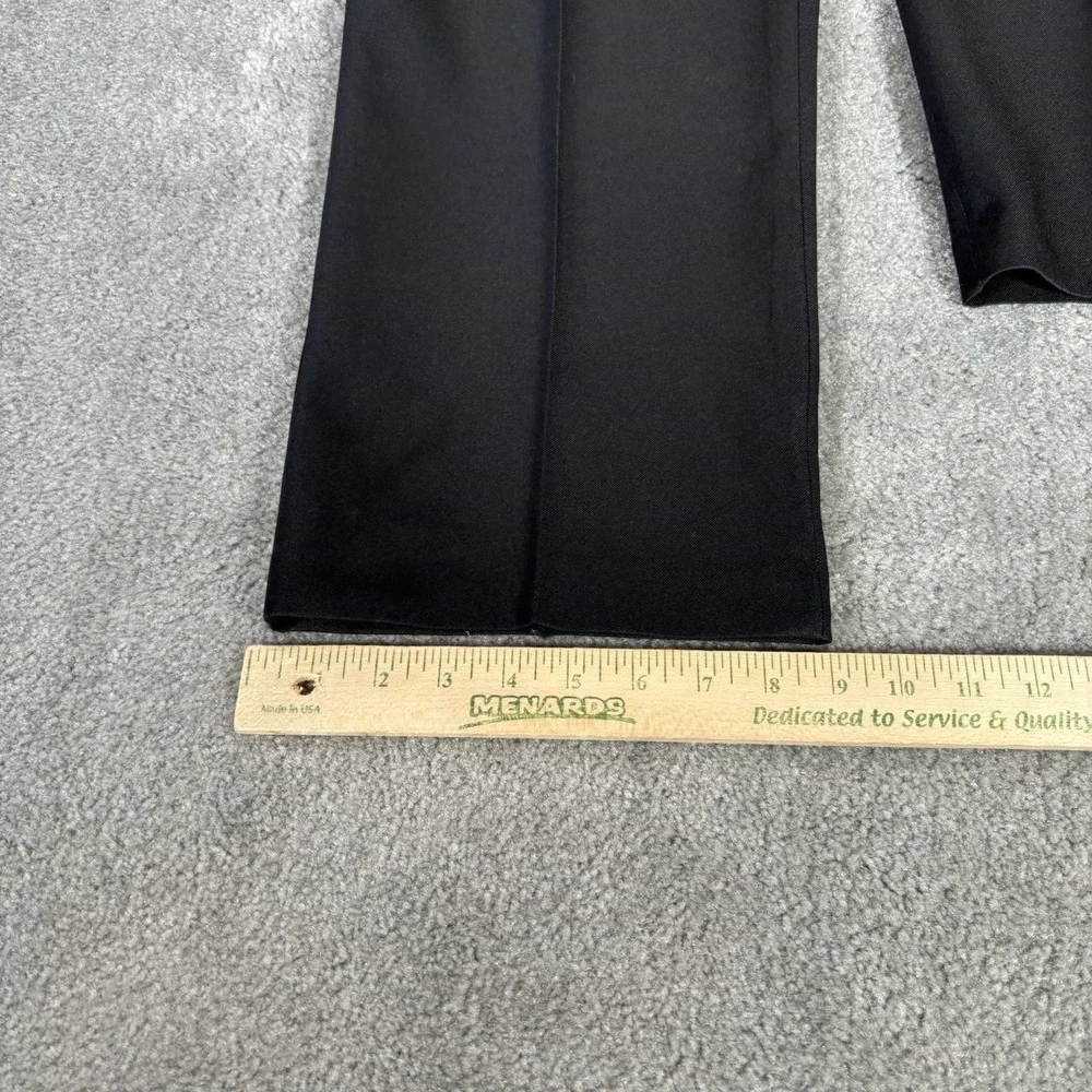 Vintage Levis Action Slacks Mens 36x34 Black Dacron Polyester Dress Pants‎ 90s